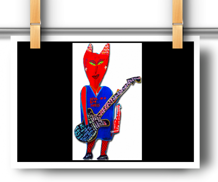 Devil With Guitar